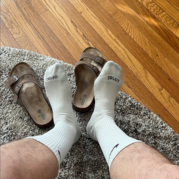 Nike Other - Nike Dri-FIT Athletic White Socks
